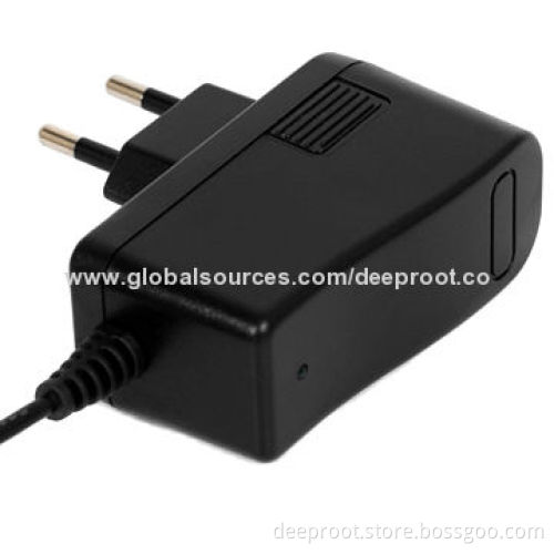 AC DC Switching Power Supply, 12V 1A, 15W, Europe Plug, Used for CCTV Camera, Override Protection